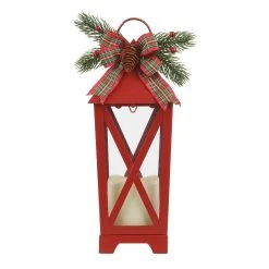 Top 10 💯 13" Red LED Candle Lantern with Greenery by Ashland® 💯