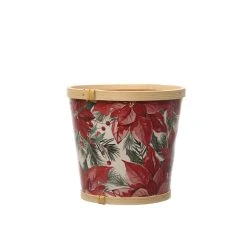 Wholesale ✨ 6" Poinsettia Bamboo Print Pot by Ashland® ⌛