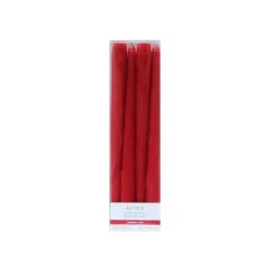 Deals ❤️ 10" Smooth Red Taper Candles by Ashland®, 4ct. ⌛