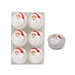 Hot Sale 🎁 Santa Tealight Candles by Ashland®, 6ct. ⌛