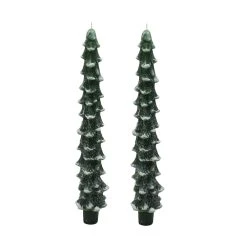 Budget ✨ Green Tree Taper Candles by Ashland®, 2ct. 😉