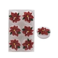 Cheapest 😍 Poinsettia Tealight Candles by Ashland®, 6ct. 🌟