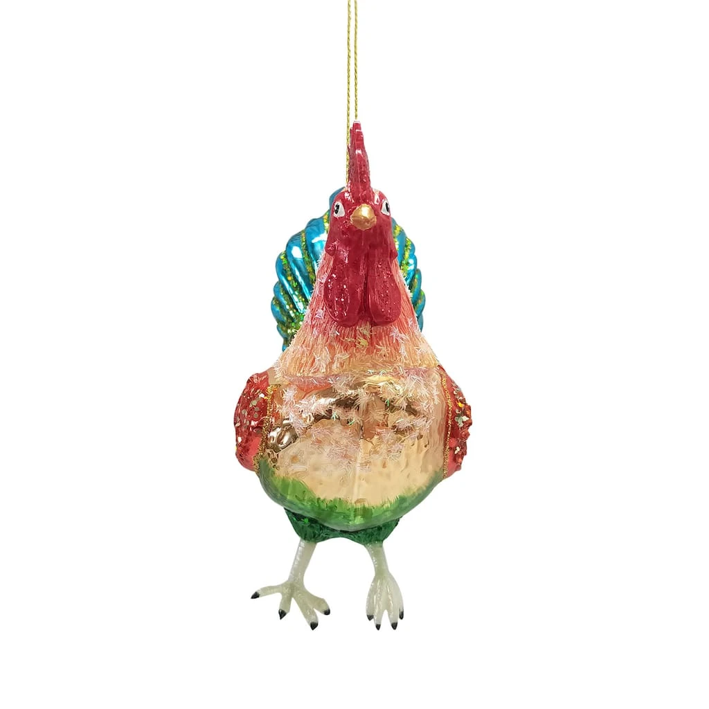 Deals 😉 Glass Rooster Ornament by Ashland® 🎁 4 Deals 😉 Glass Rooster Ornament by Ashland® 🎁 - Image 2