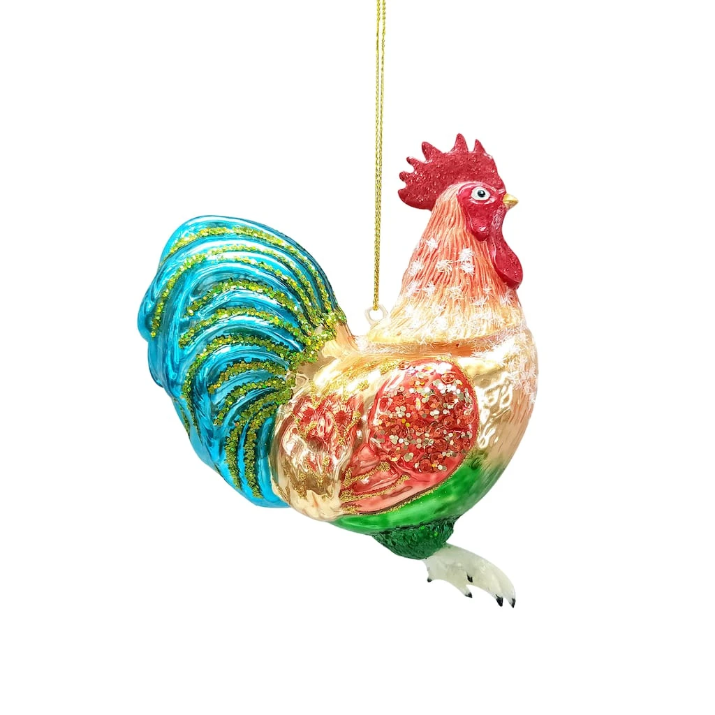 Deals 😉 Glass Rooster Ornament by Ashland® 🎁 5 Deals 😉 Glass Rooster Ornament by Ashland® 🎁 - Image 3