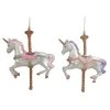 Outlet 👍 Assorted 6" Glass Carousel Ornament by Ashland® 😍 -Ashland Shop 10701851 1