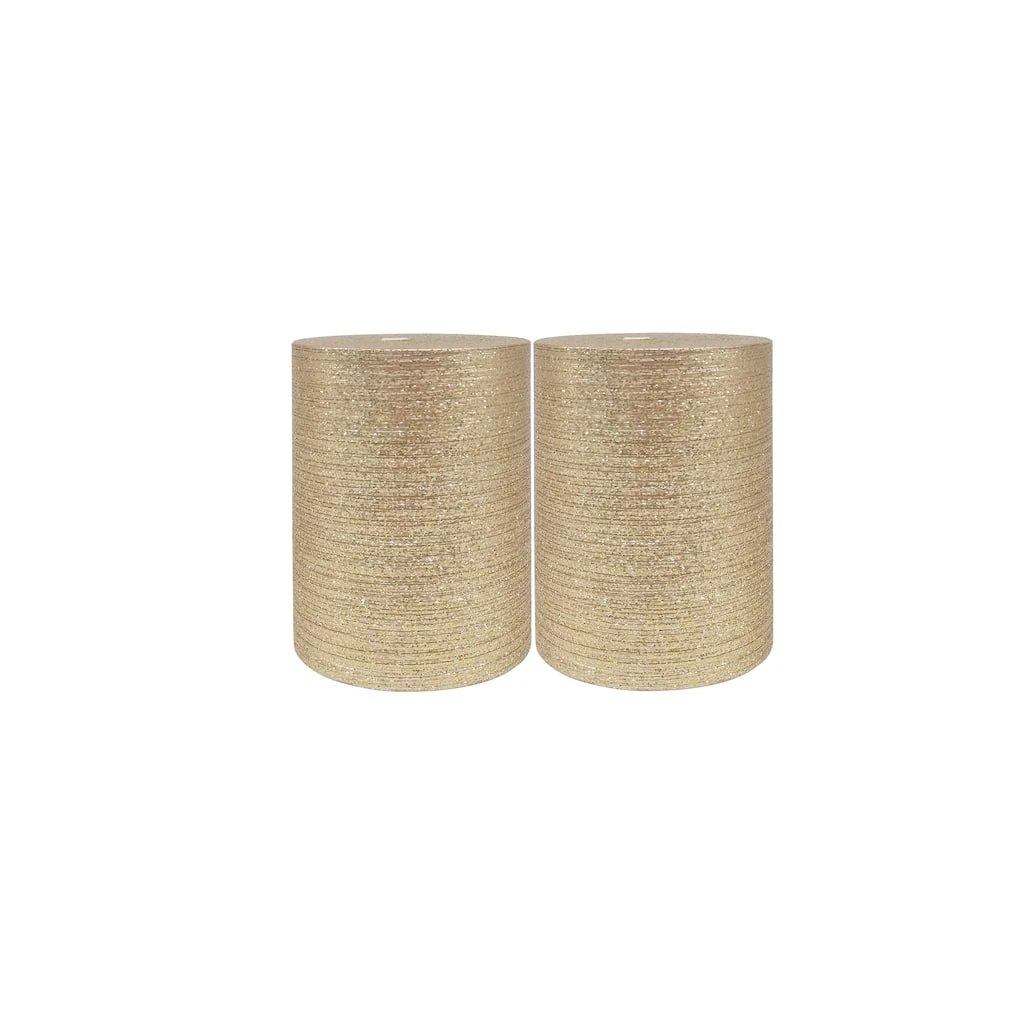 Promo π 3" x 4" Gold Pillar Candles by Ashland®, 2ct. π 3 Promo π 3" x 4" Gold Pillar Candles by Ashland®, 2ct. π