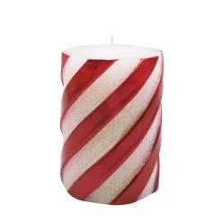 Buy 💯 3" x 4" Peppermint Pillar Candle by Ashland® ✔️