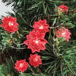 Best Pirce 😍 18ct. Poinsettia LED Crafting Lights by Ashland® 🔔 -Ashland Shop 10701965 3