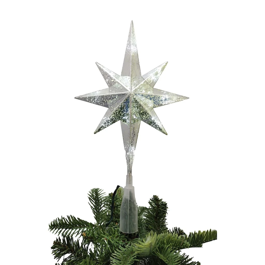 Outlet ⌛ 14" Silver Lighted Star of Bethlehem Tree Topper by Ashland® 😀 5 Outlet ⌛ 14" Silver Lighted Star of Bethlehem Tree Topper by Ashland® 😀 - Image 3