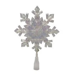 Hot Sale ✔️ 12.5" Iridescent Snowflake Lighted Tree Topper by Ashland® 👍