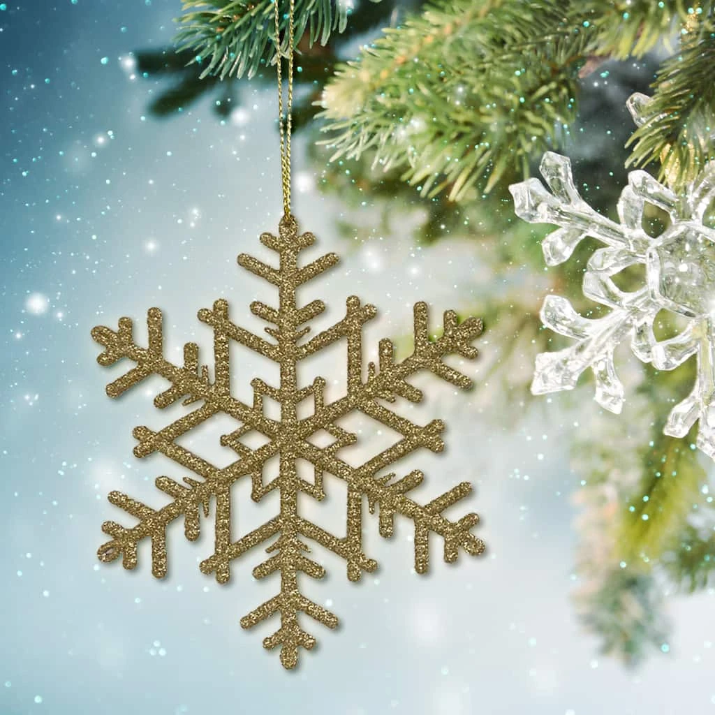 Promo ⭐ Assorted 7" Snowflake Tabletop Box Set by Ashland®, 6ct. ❤️ 4 Promo ⭐ Assorted 7" Snowflake Tabletop Box Set by Ashland®, 6ct. ❤️ - Image 2