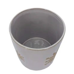 New 🥰 6" Ceramic Snowflake Pot by Ashland® ⭐ -Ashland Shop 10702362 3