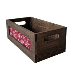 Wholesale 😍 Small Wooden Snowflake Crate by Ashland® 🎁