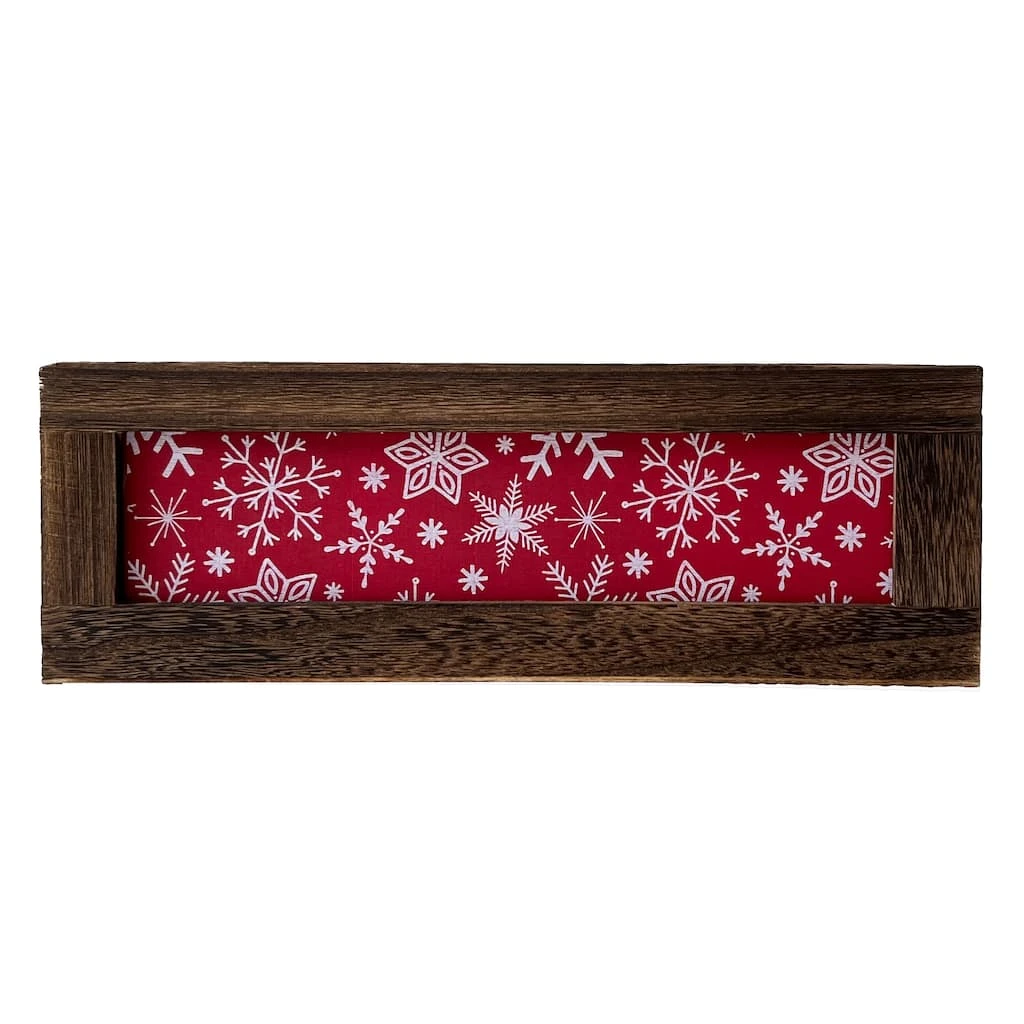 New ⭐ Medium Wooden Snowflake Crate by Ashland® 🔥 5 New ⭐ Medium Wooden Snowflake Crate by Ashland® 🔥 - Image 3