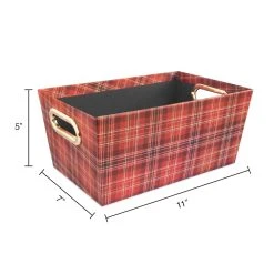 Cheapest 🎁 Small Red Plaid Christmas Gift Bin by Ashland® 🌟 8 Cheapest 🎁 Small Red Plaid Christmas Gift Bin by Ashland® 🌟 -Ashland Shop 10703264 3