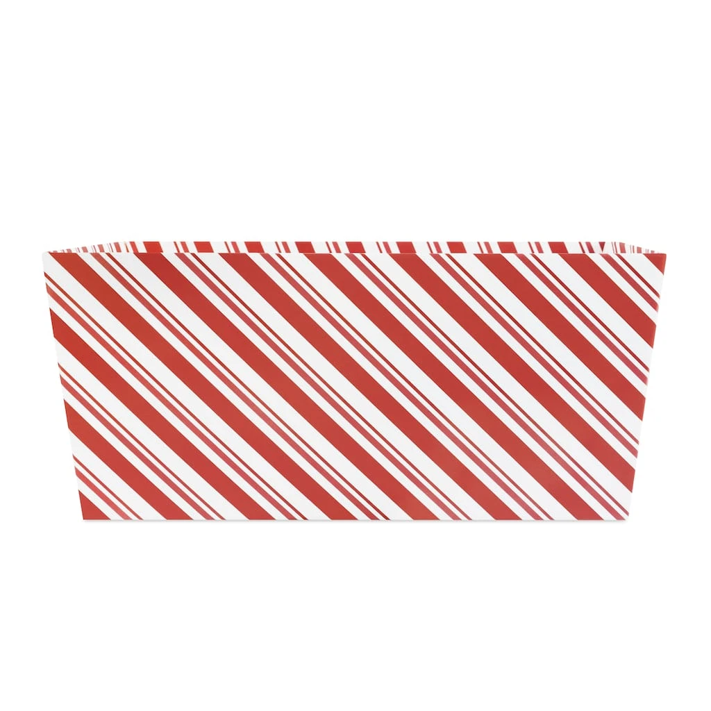 Wholesale 🔔 Small Candy Cane Stripe Gift Bin by Ashland® 💯 4 Wholesale 🔔 Small Candy Cane Stripe Gift Bin by Ashland® 💯 - Image 2