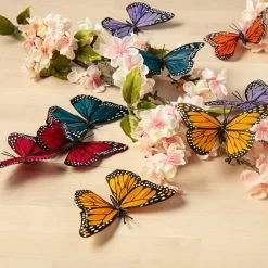 Brand new ✔️ 8 Packs: 10 ct. (80 total) Large Monarch Butterflies Value Pack by Ashland® 😉 -Ashland Shop MP017012 22