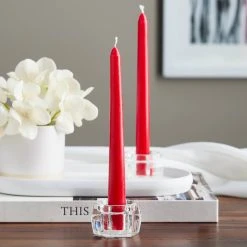 Discount ✔️ 48 Pack: 8" Red Taper Candle by Ashland® 🥰 -Ashland Shop MP104291 20