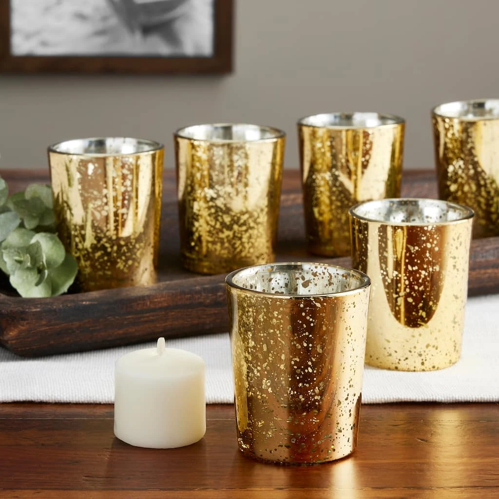 Best reviews of π 12 Packs: 6 ct. (72 total) Mercury Glass Votive Holders by Ashland® Élégance™ π 4 Best reviews of π 12 Packs: 6 ct. (72 total) Mercury Glass Votive Holders by Ashland® Élégance™ π - Image 2