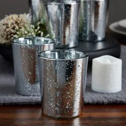 Flash Sale 🤩 12 Packs: 6 ct. (72 total) 2.5" Silver Mercury Glass Votive Holders by Ashland® Élégance™ ⌛ -Ashland Shop MP197809 20