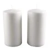 Buy ✨ 12 Packs: 2 ct. (24 total) White Pillar Candle Pair by Ashland® ⭐ -Ashland Shop MP317969 1