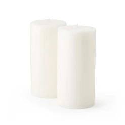 Buy ✨ 12 Packs: 2 ct. (24 total) White Pillar Candle Pair by Ashland® ⭐ -Ashland Shop MP317969 31