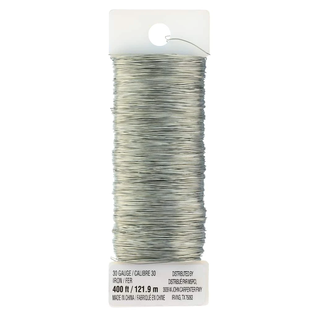 Discount 👏 20 Pack: 30 Gauge Bright Silver Paddle Wire by Ashland® ⭐ 3 Discount 👏 20 Pack: 30 Gauge Bright Silver Paddle Wire by Ashland® ⭐
