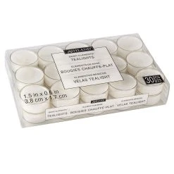Coupon ✨ 12 Packs: 30 ct. (360 total) White Tealights Value Pack by Ashland® Basic Elements™ 🎉