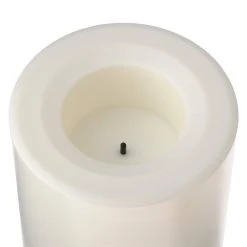 Coupon 🔔 12 Pack: 3" x 4" White LED Outdoor Pillar Candle by Ashland® 🔥 -Ashland Shop MP466492 33