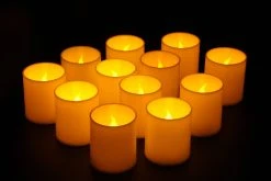 Brand new ❤️ 12 Packs: 12 ct. (144 total) Basic Elements™ White LED Votives by Ashland® 🛒 -Ashland Shop MP519784 2
