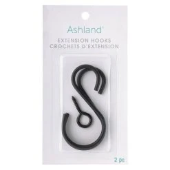 Hot Sale 💯 24 Packs: 2 ct. (48 total) Black Extension S Hook by Ashland® ✨ -Ashland Shop MP556536 30