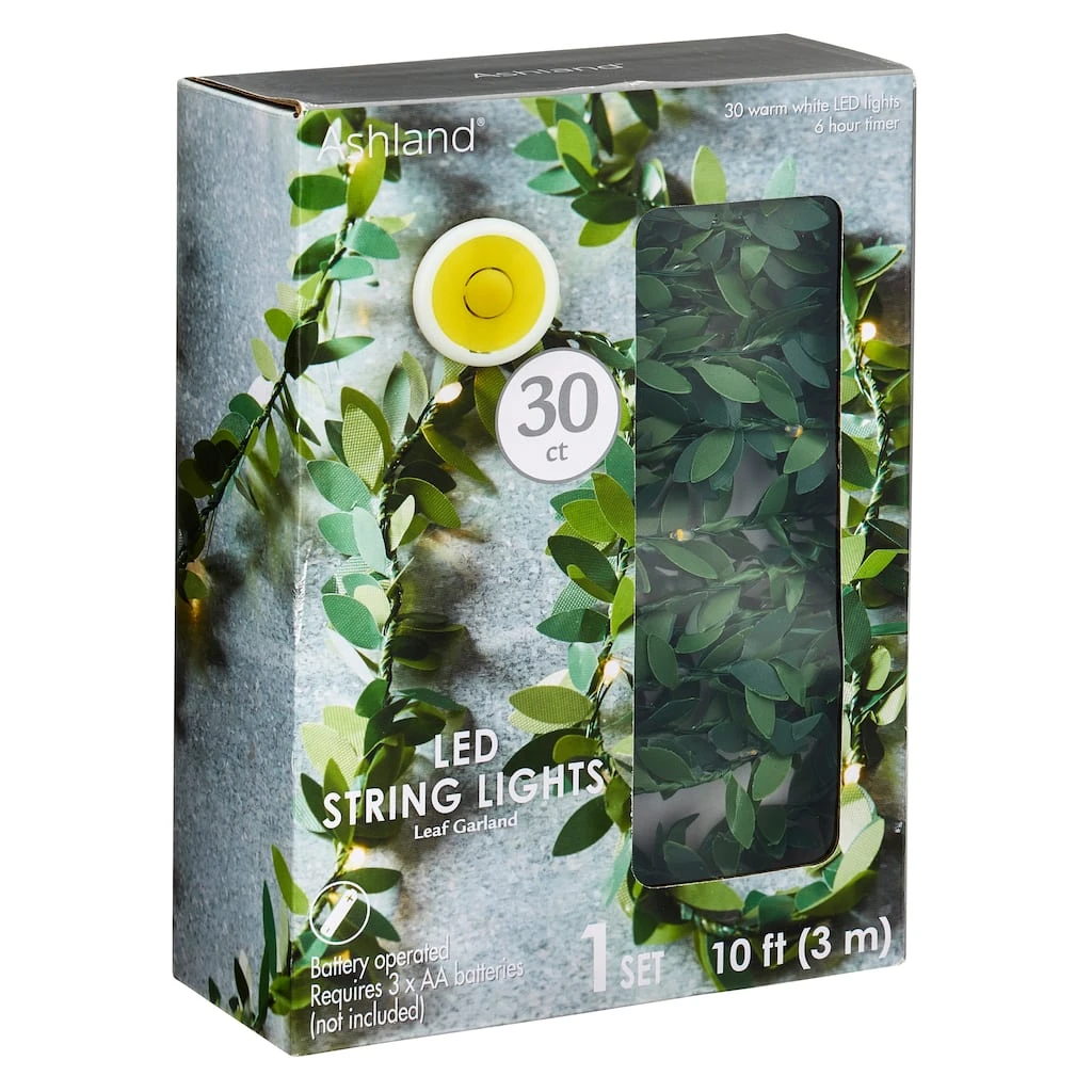 Cheap 🥰 8 Pack: 10ft. Leaf Garland String Lights by Ashland™ 🧨 3 Cheap 🥰 8 Pack: 10ft. Leaf Garland String Lights by Ashland™ 🧨