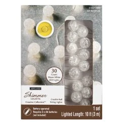 Cheap 😉 8 Pack: 30ct. Crackle Ball LED String Lights by Ashland™ 🔥 -Ashland Shop MP561992 1