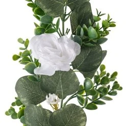 Outlet 👍 12 Pack: 6ft. White Rose Foliage Garland by Ashland® 🤩 -Ashland Shop MP627257 20