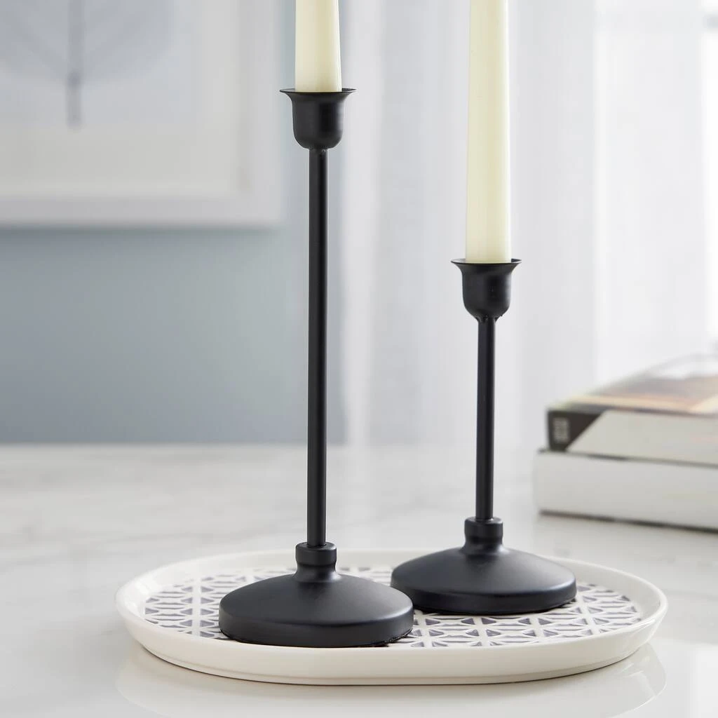Deals 🎉 12 Pack: 9.4" Black Metal Candle Holder by Ashland® ✨ 4 Deals 🎉 12 Pack: 9.4" Black Metal Candle Holder by Ashland® ✨ - Image 2