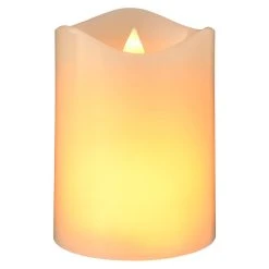 Cheap 😍 12 Pack: 3" x 4" LED Flame Pillar Candle by Ashland® 👏 -Ashland Shop MP637855 32