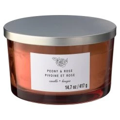 Best deal 🤩 8 Pack: Peony & Rose 3-Wick Jar Candle by Ashland® ✨