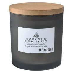 Cheapest ⌛ 8 Pack: Cognac & Embers Wooden Wick Jar Candle by Ashland® 🌟