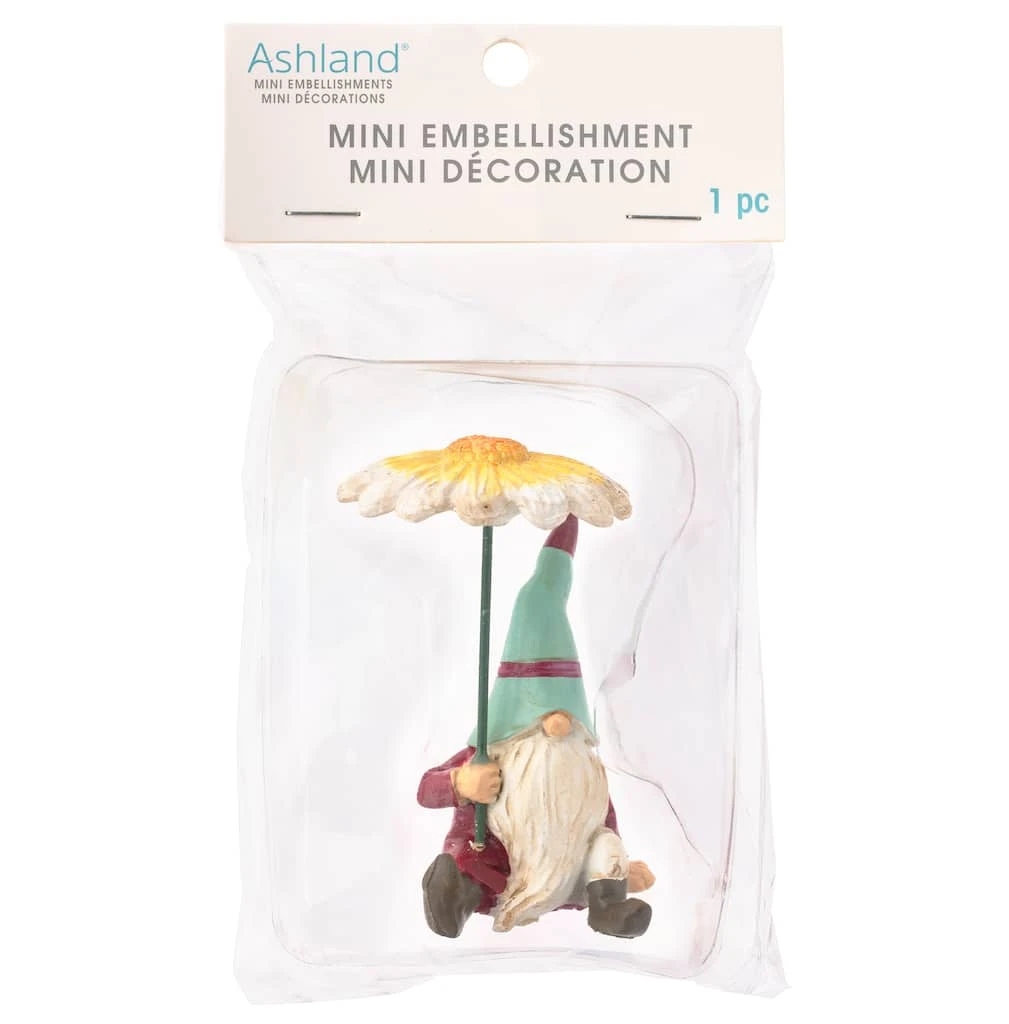 Brand new 🔥 12 Pack: Mini Gnome with Flower Umbrella by Ashland® ✔️ 7 Brand new 🔥 12 Pack: Mini Gnome with Flower Umbrella by Ashland® ✔️ - Image 5