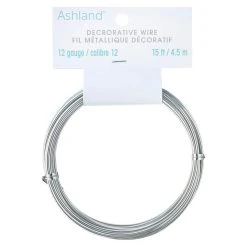 Cheapest ⭐ 12 Pack: 12 Gauge Silver Aluminum Wire by Ashland® ✨ -Ashland Shop MP998212 30